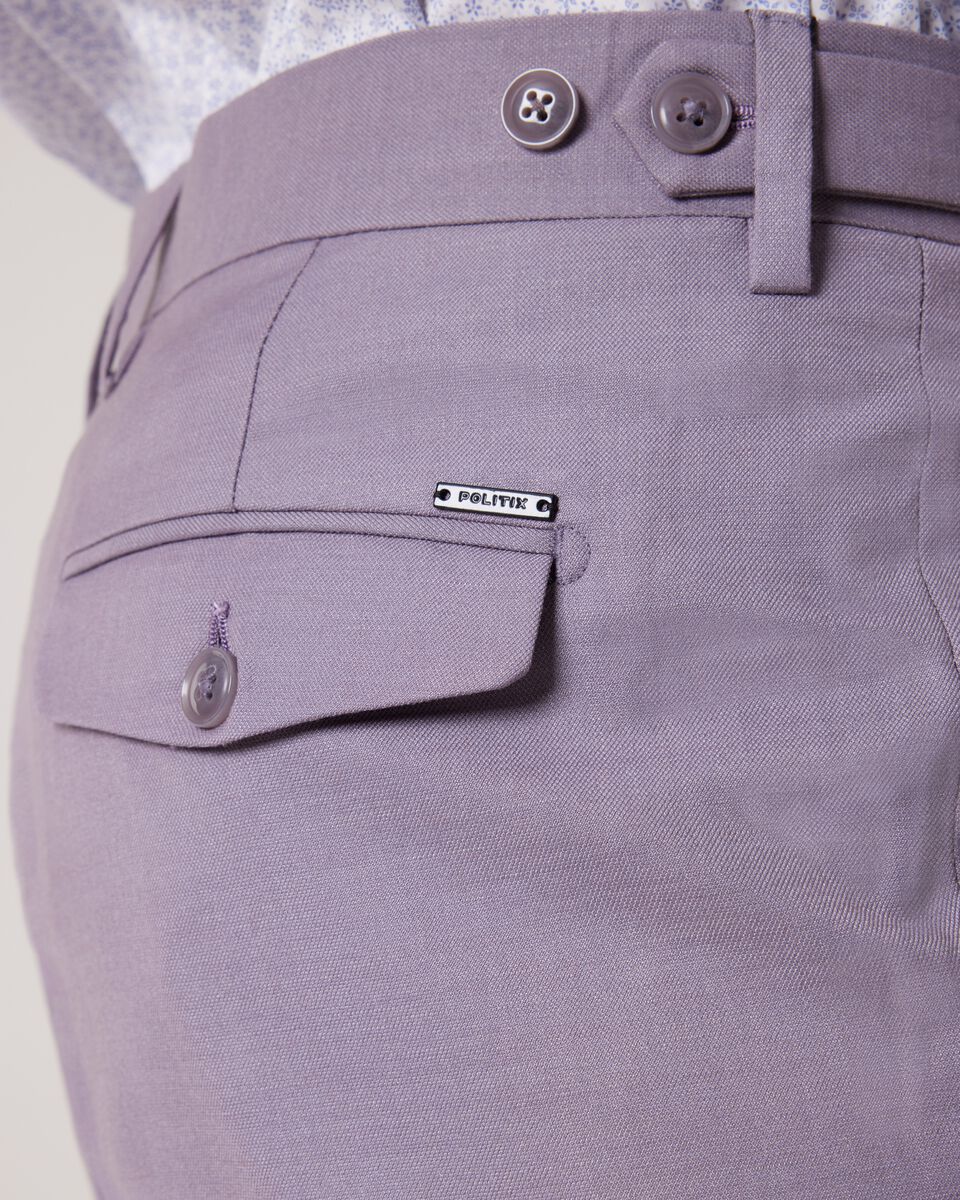 Slim Stretch Marle Tailored Pant, Lilac, hi-res